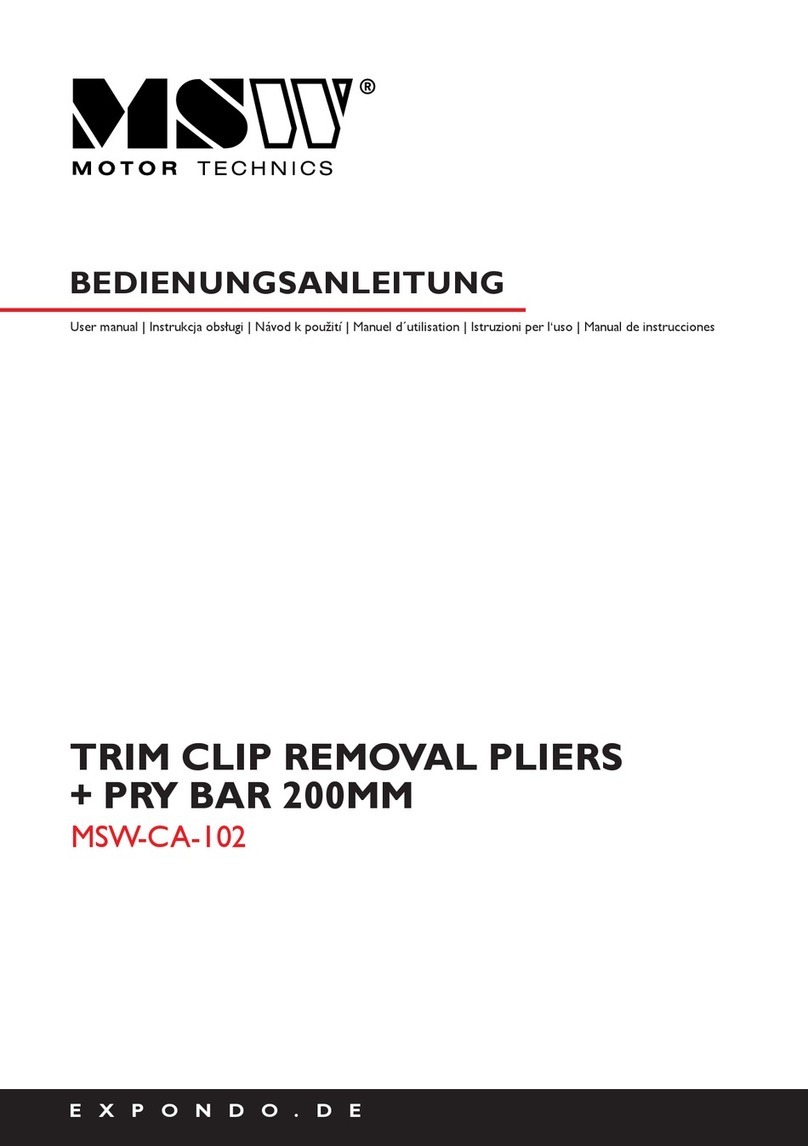 MSW Motor Technics MSW-CA-102 User manual