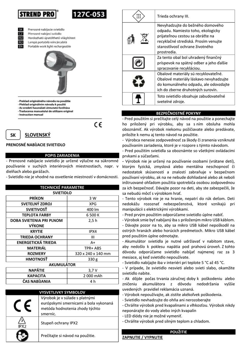 Strend Pro 127C-053 User manual