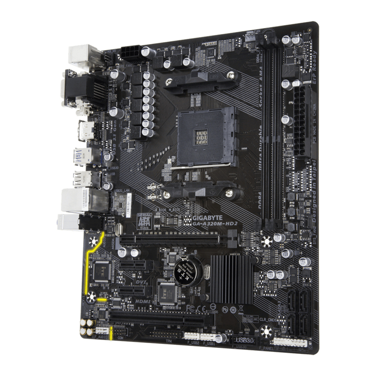 Gigabyte GA-A320M-HD2 user manual