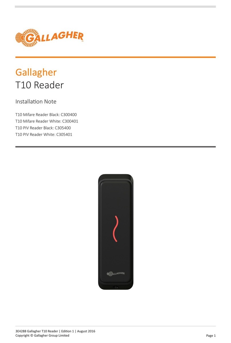 Gallagher C300400 Quick start guide