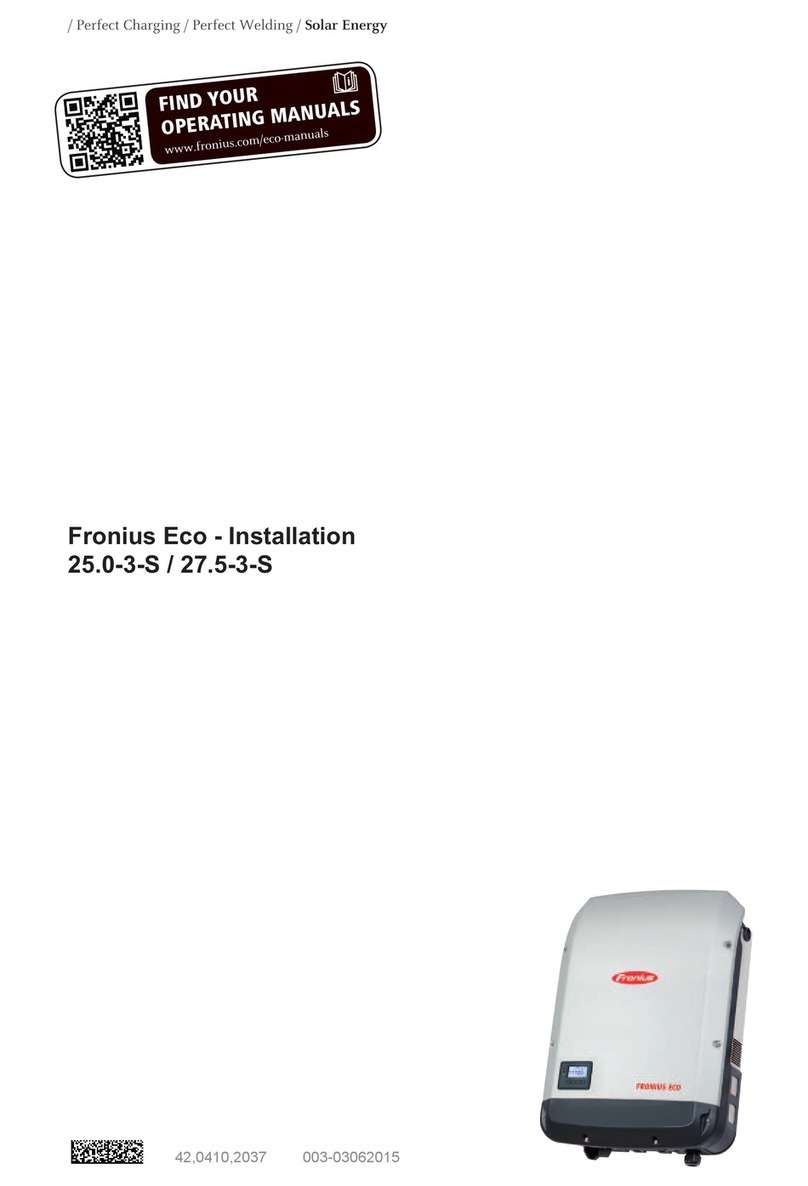 FRO­NIUS Eco 27.5-3-S Installation