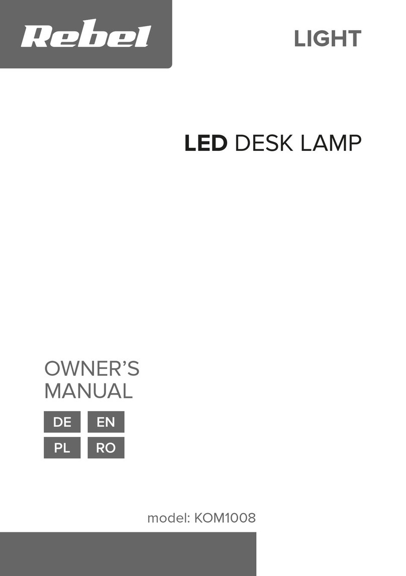 Rebel KOM1008 owner's manual