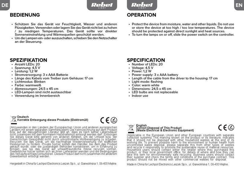 Rebel ZAR0543 manual
