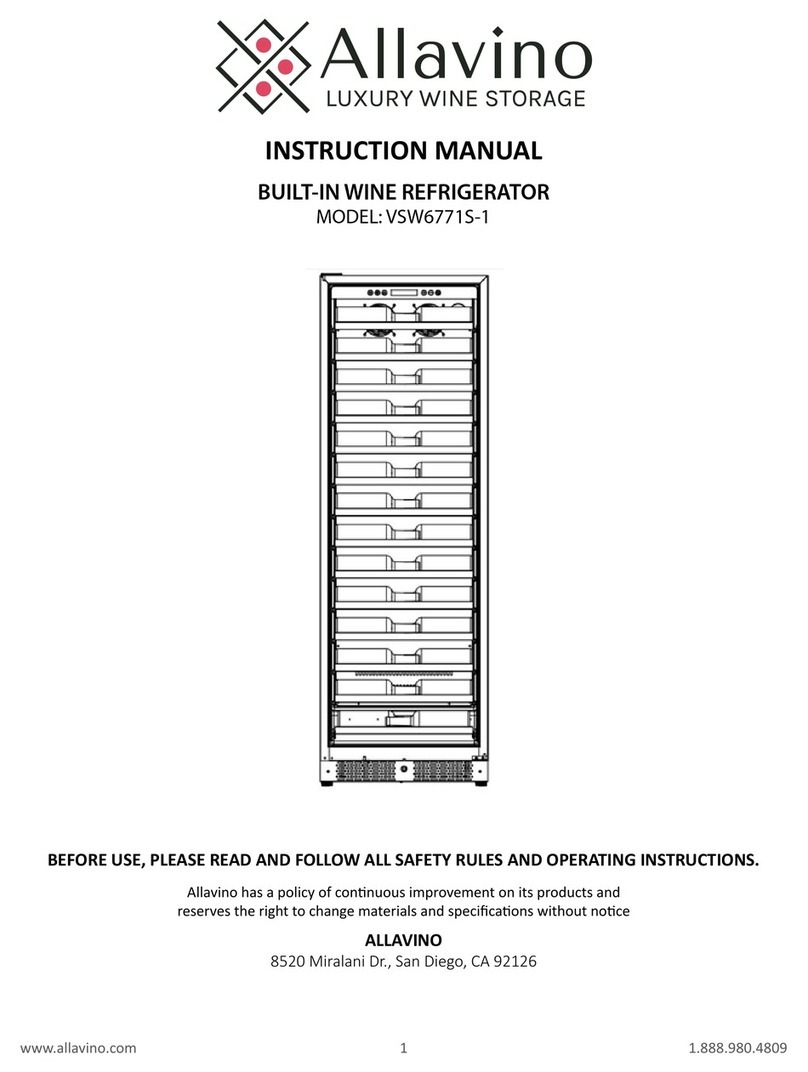 Allavino Reserva VSW6771S-1BR-WD instruction manual