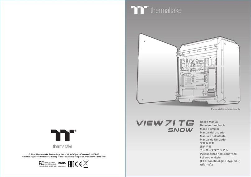 Thermaltake View 71 TG Snow User manual Thermaltake View 71 TG Snow User manual