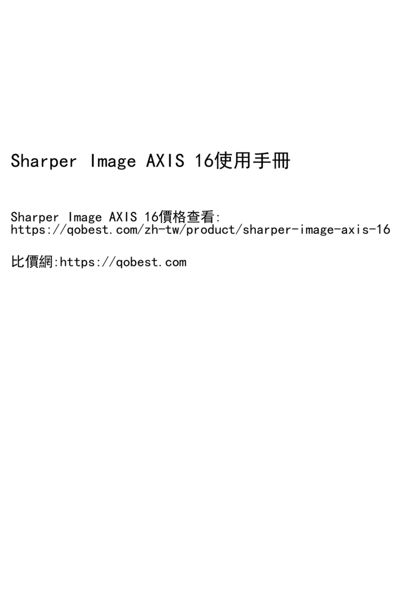 Sharper Image AIRBAR AXIS 16 User manual