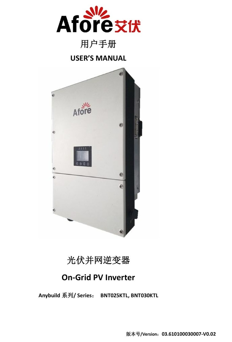Afore BNT025KTL user manual