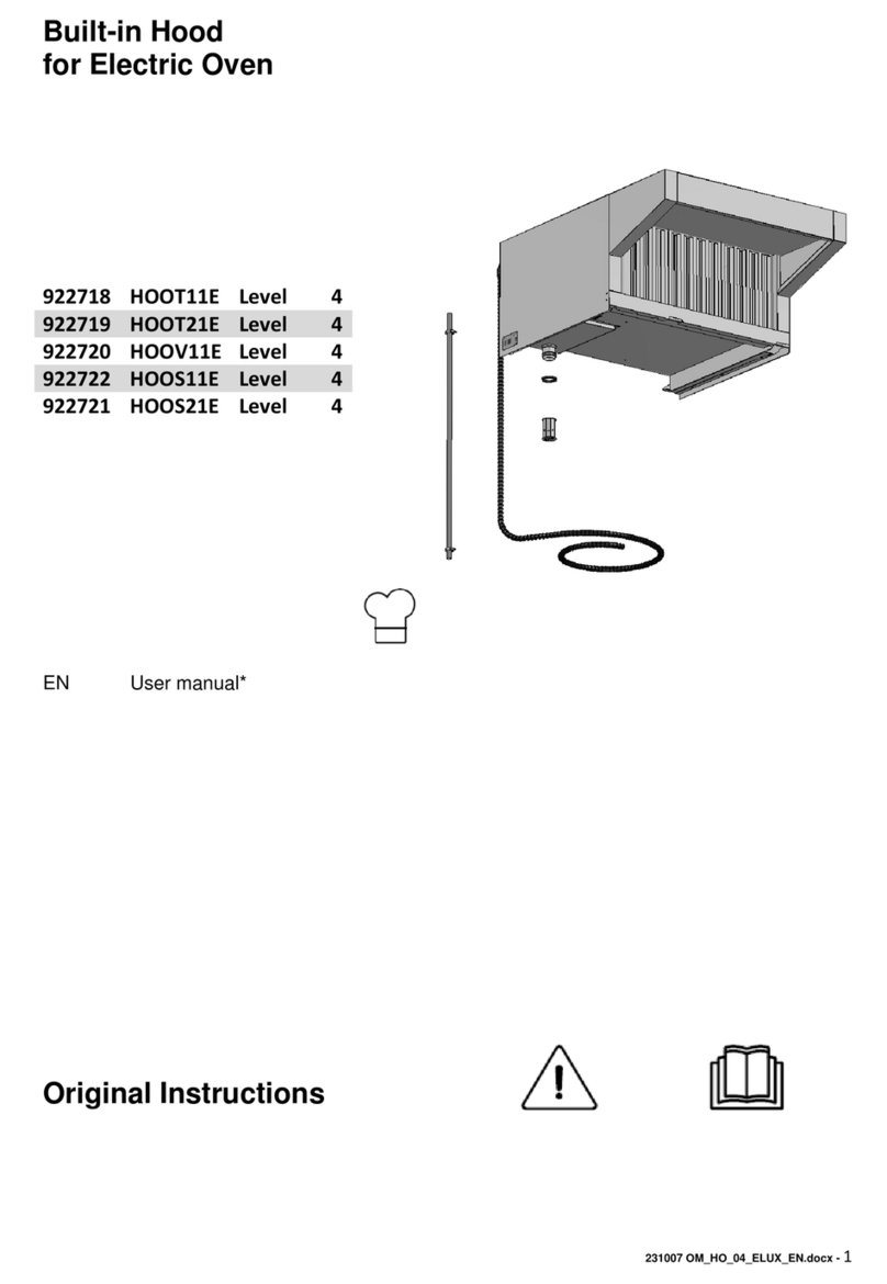 Electrolux HOOT21E user manual