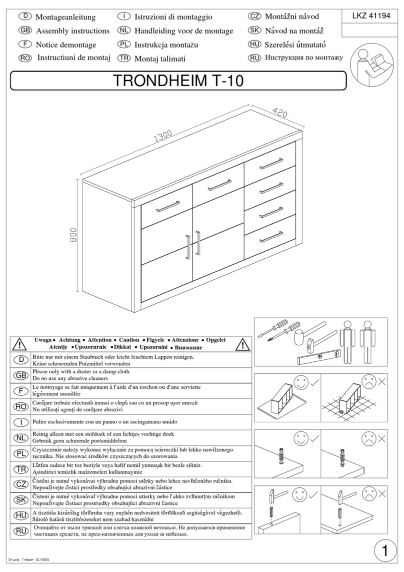 Woltra TRONDHEIM T-10 User manual Woltra TRONDHEIM T-10 User manual