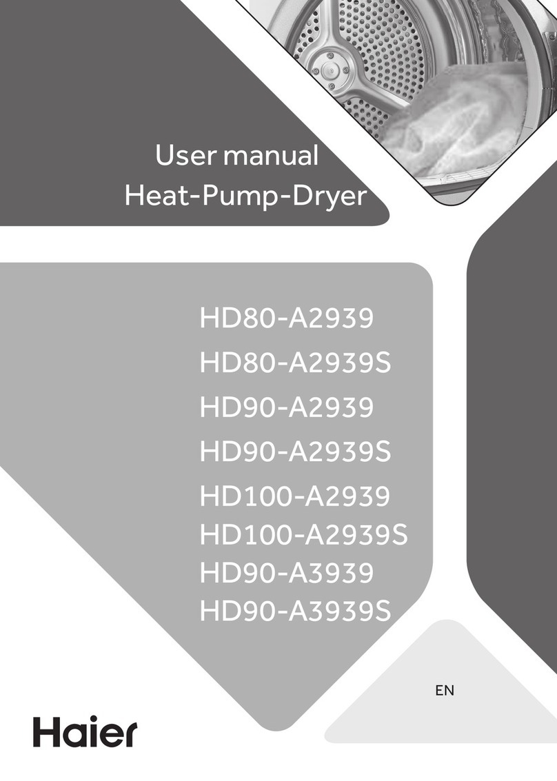 Haier HD80-A2939S user manual