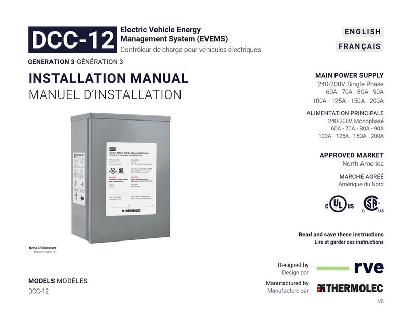 Thermolec rve DCC-12 User manual