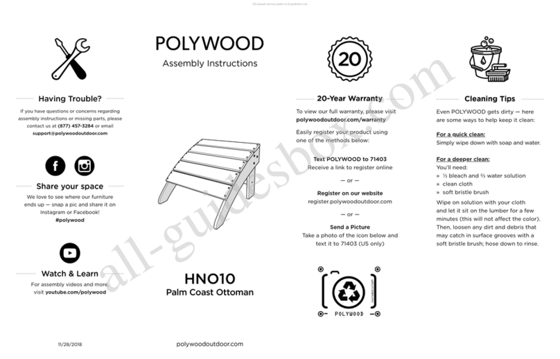 Polywood HNO10 User manual