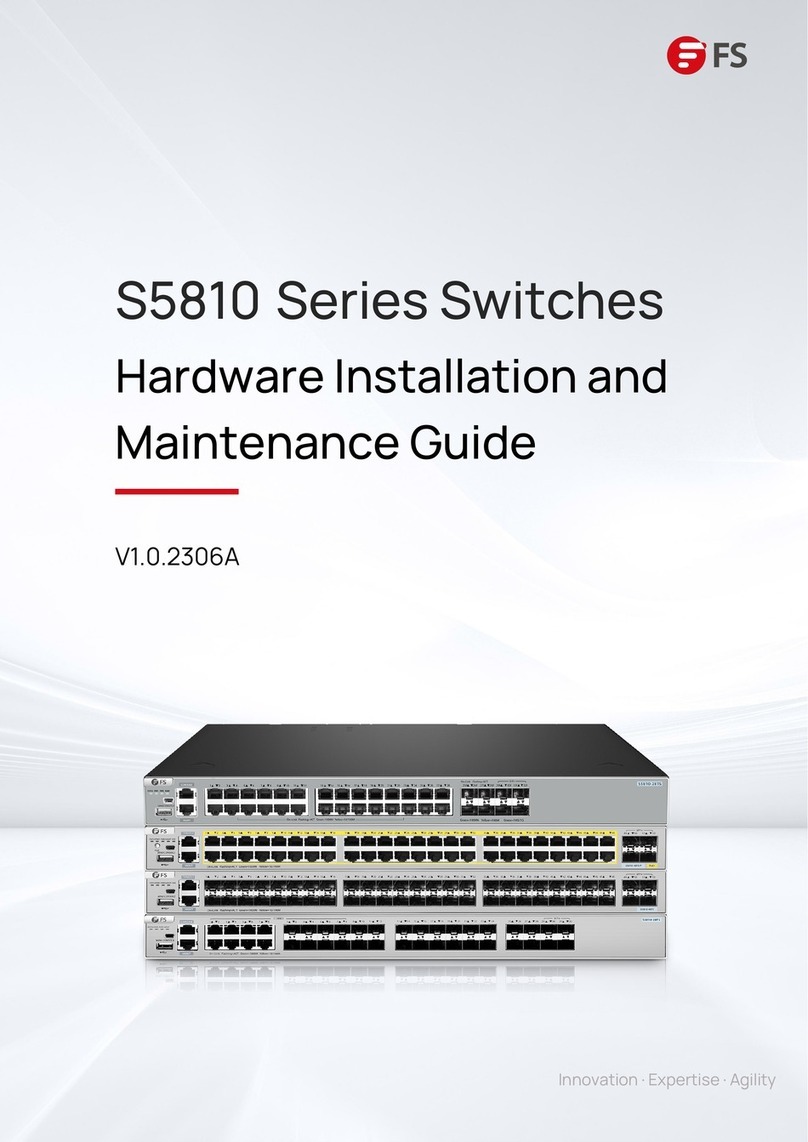 FS S5810 Series Hardware installation and maintenance guide