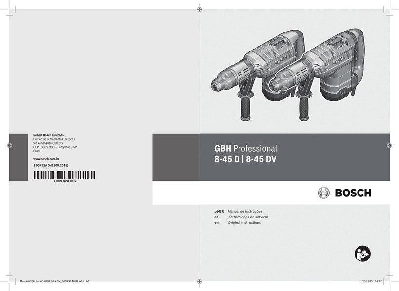 Bosch GBH 8-45 D Professional Original instructions