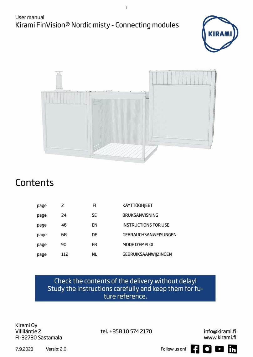 KIRAMI Fin Vision Nordic misty User manual