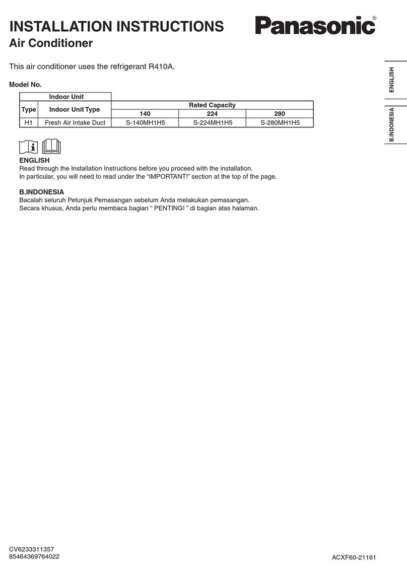Panasonic S-140MH1H5 User manual