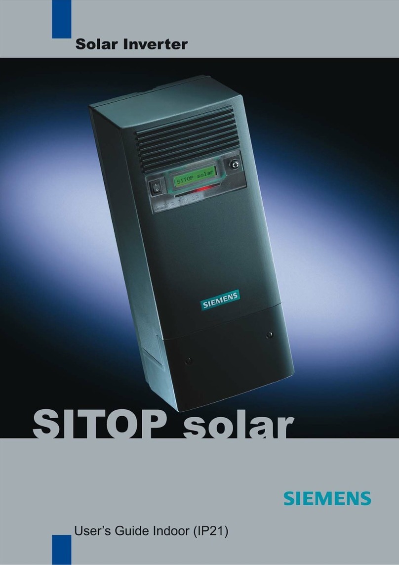 Siemens SITOP solar user guide