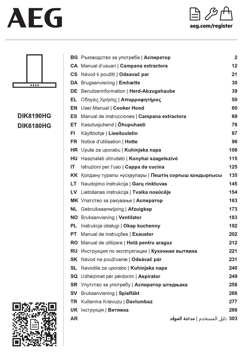 AEG DIK8190HG User manual