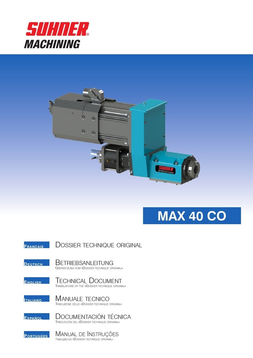 SUHNER MACHINING MAX 40 CO Technical document SUHNER MACHINING MAX 40 CO Technical document