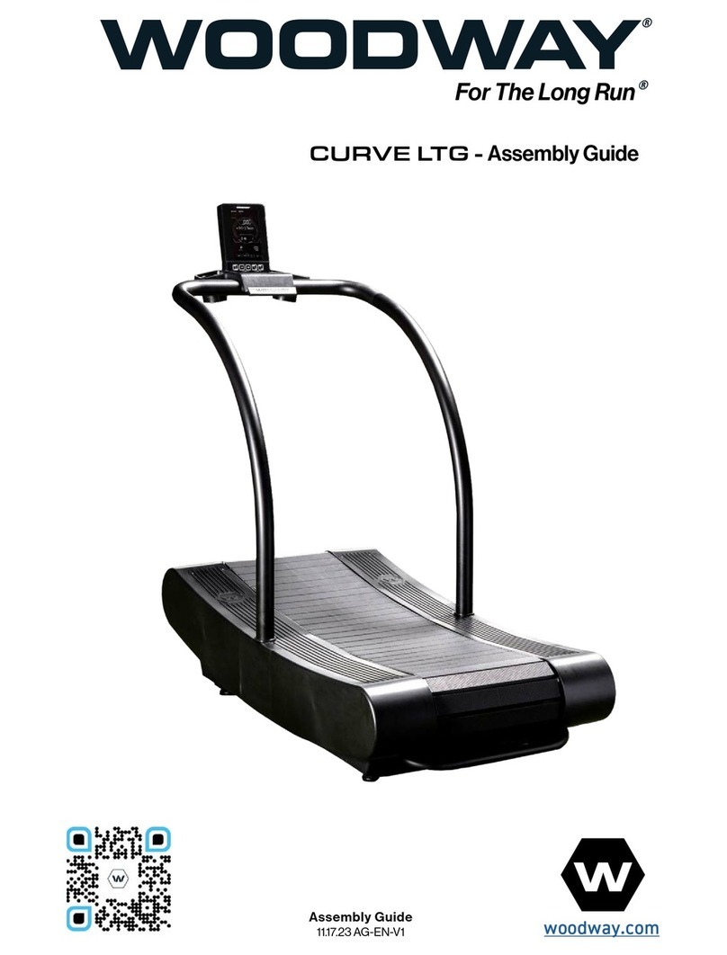 Woodway Curve Assembly guide