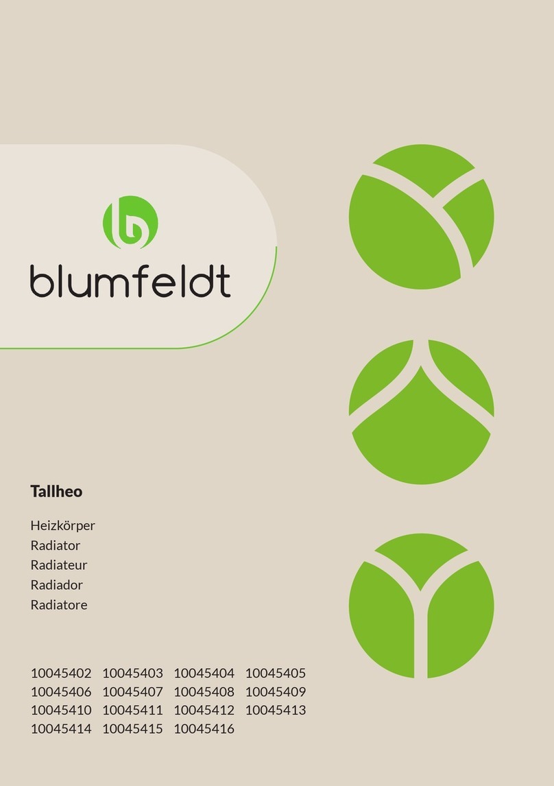 Blumfeldt Tallheo User manual