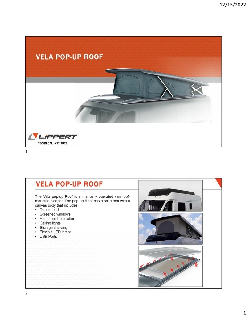 Lippert VELA POP-UP ROOF User manual Lippert VELA POP-UP ROOF User manual