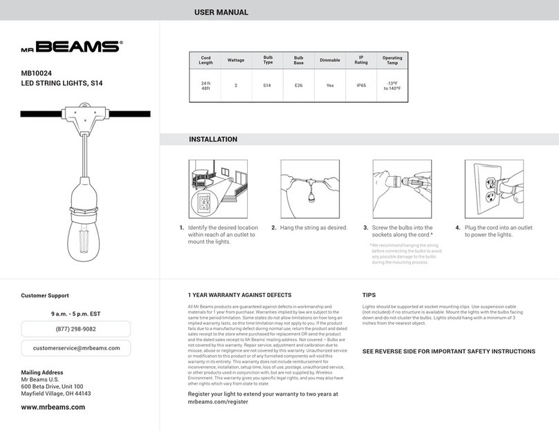 Mr. Beams MB10024 manual