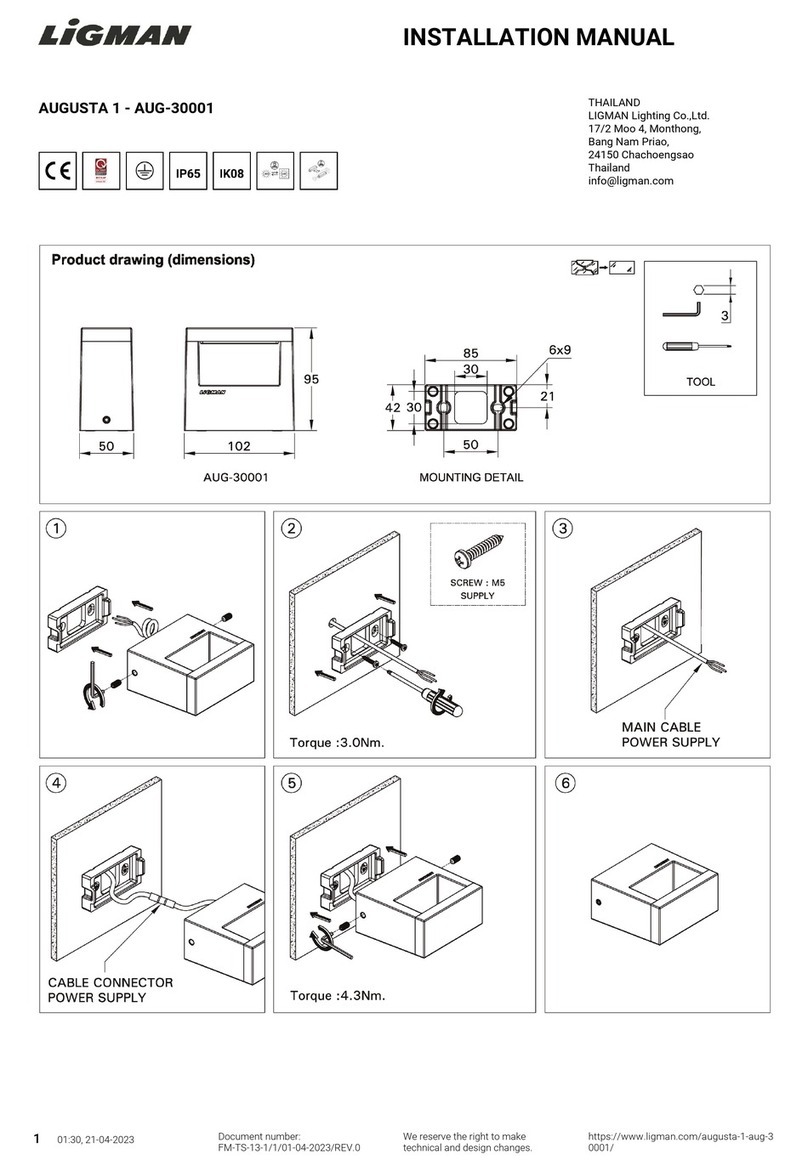 LIGMAN AUGUSTA 1 User manual