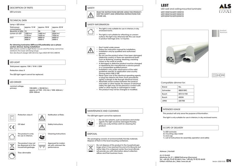ALS LEST Series manual