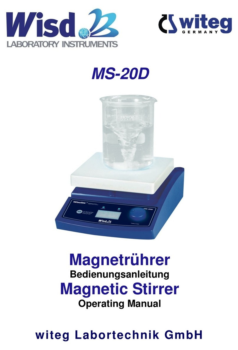 Witeg Wisd MS-20D User manual