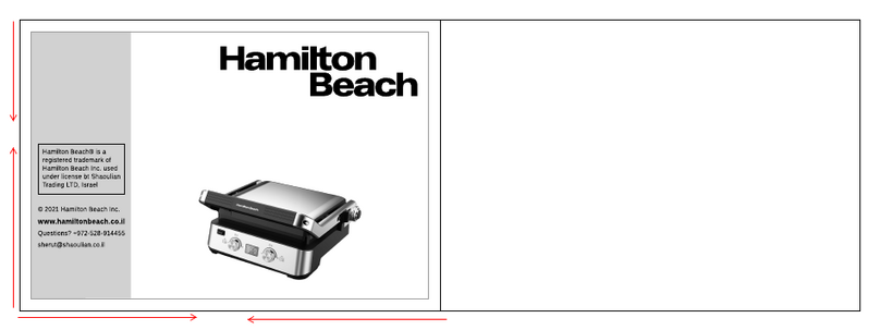 Hamilton Beach 25385-IS User manual Hamilton Beach 25385-IS User manual