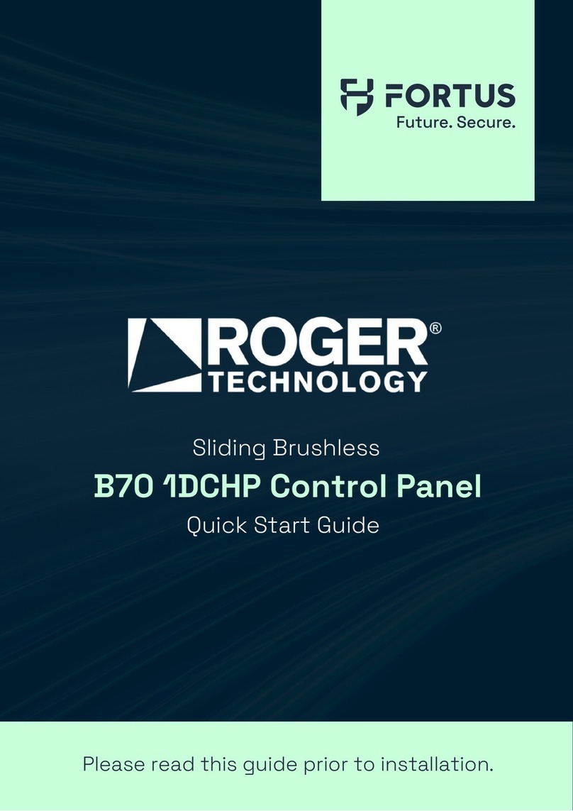 Roger Technology B70 1DCHP quick start guide