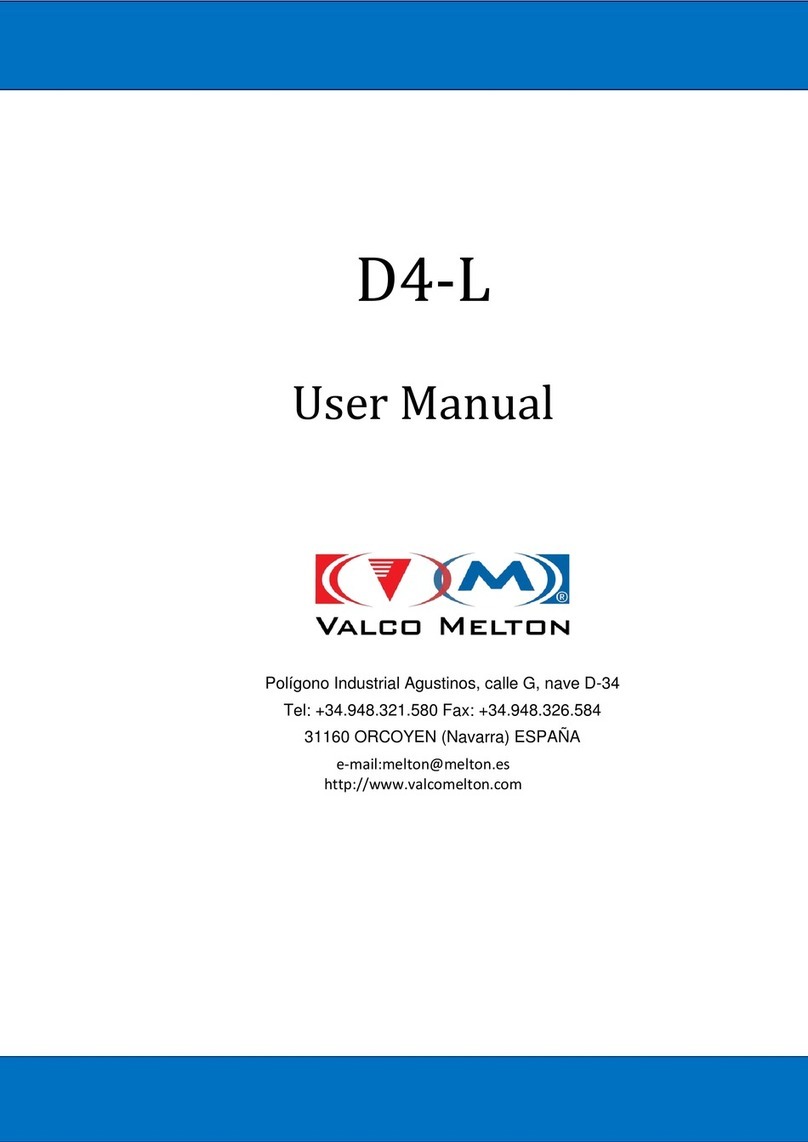 VALCO MELTON D4-L user manual