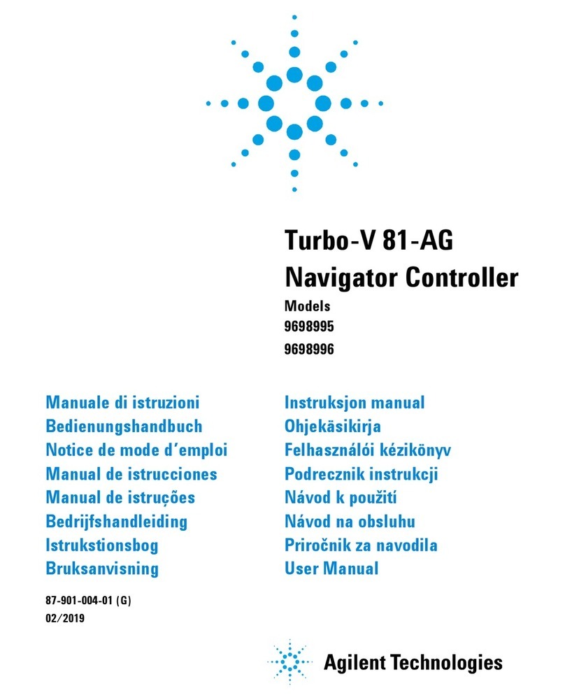 Agilent Technologies Turbo-V 81-AG User manual