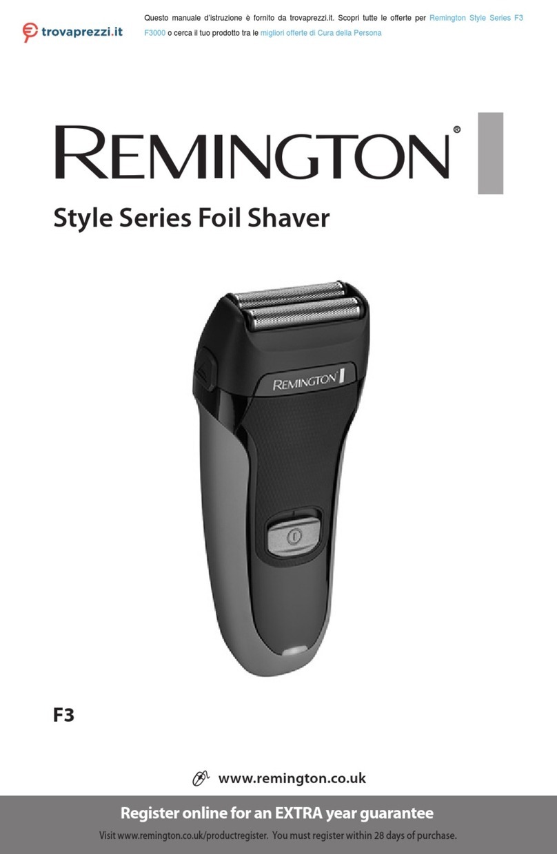 Remington Style Series User manual