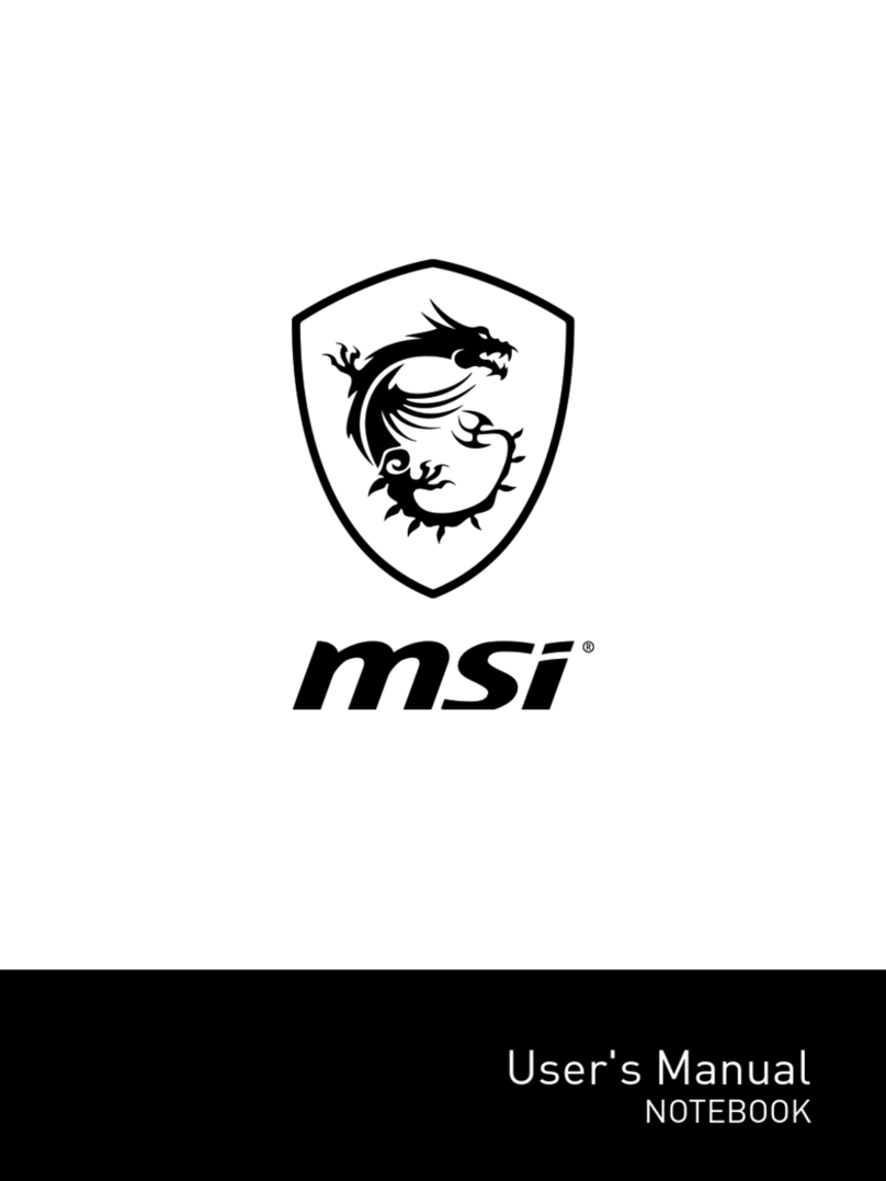 MSI Gaming GE66 User manual