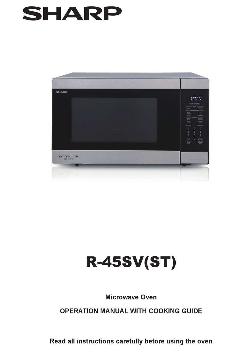 Sharp R45SVST Operation manual