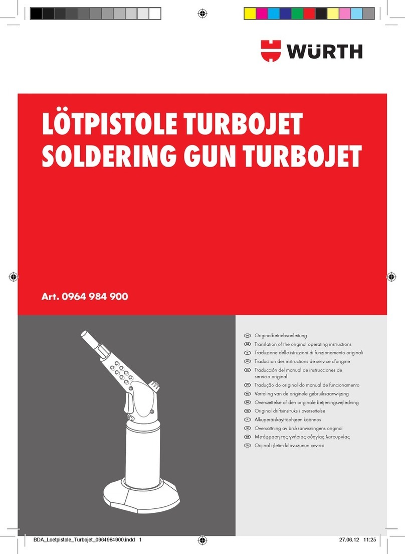 Würth 0964 984 900 operating instructions Würth 0964 984 900 operating instructions