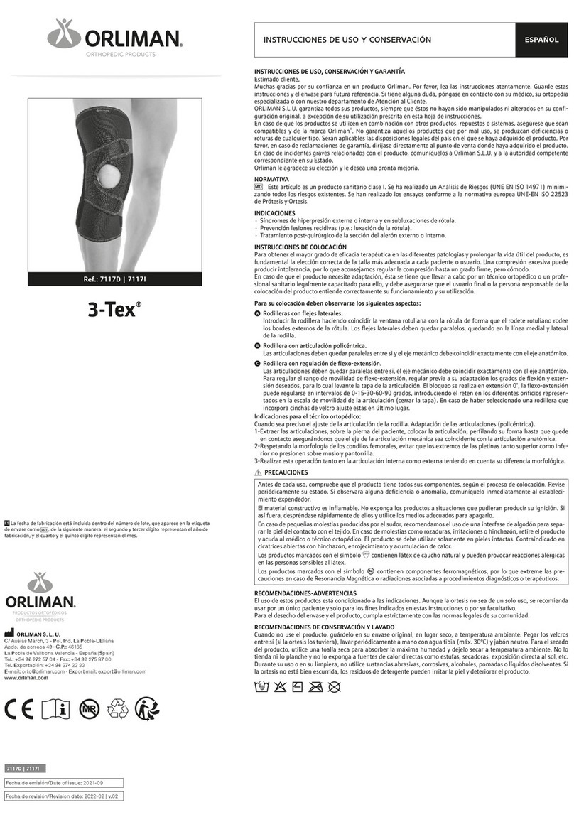 Orliman 3-Tex 7117D Operation instructions