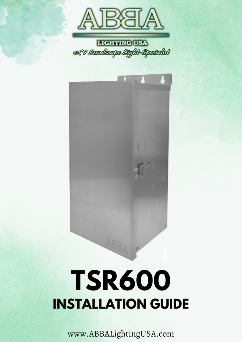 ABBA TSR600 installation guide