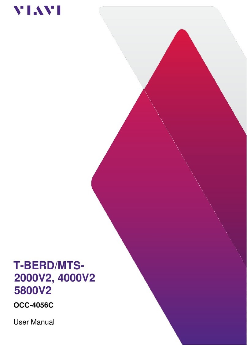 Viavi T-BERD/MTS- 2000V2 user manual