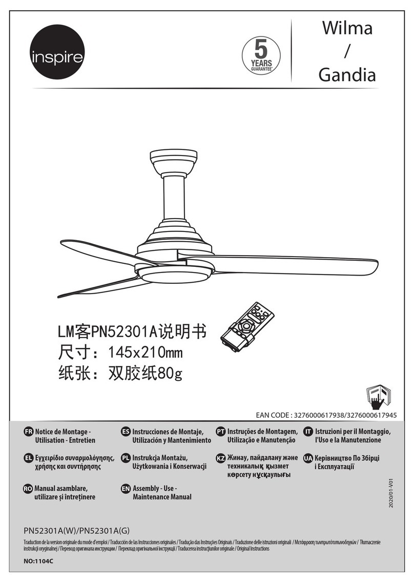 Inspire PN52301A Assembly manual