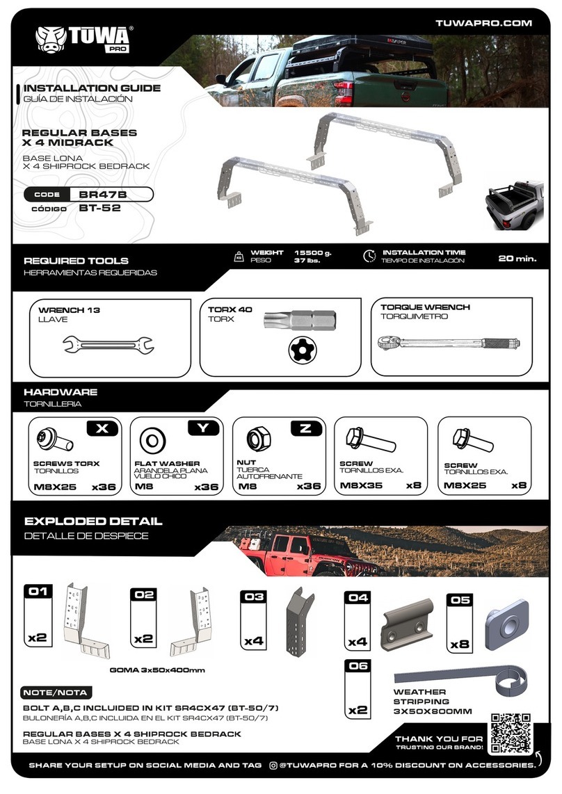 TUWA PRO BR47B installation guide