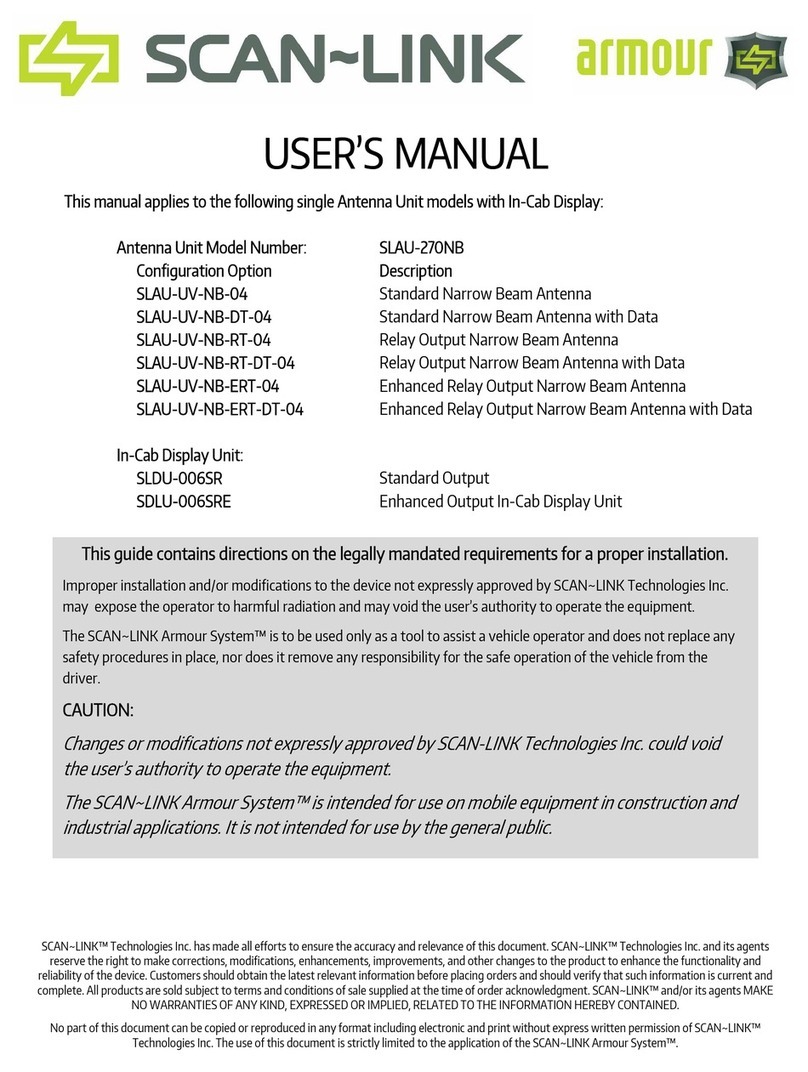 SCAN-LINK SLAU-UV-NB-04 user manual
