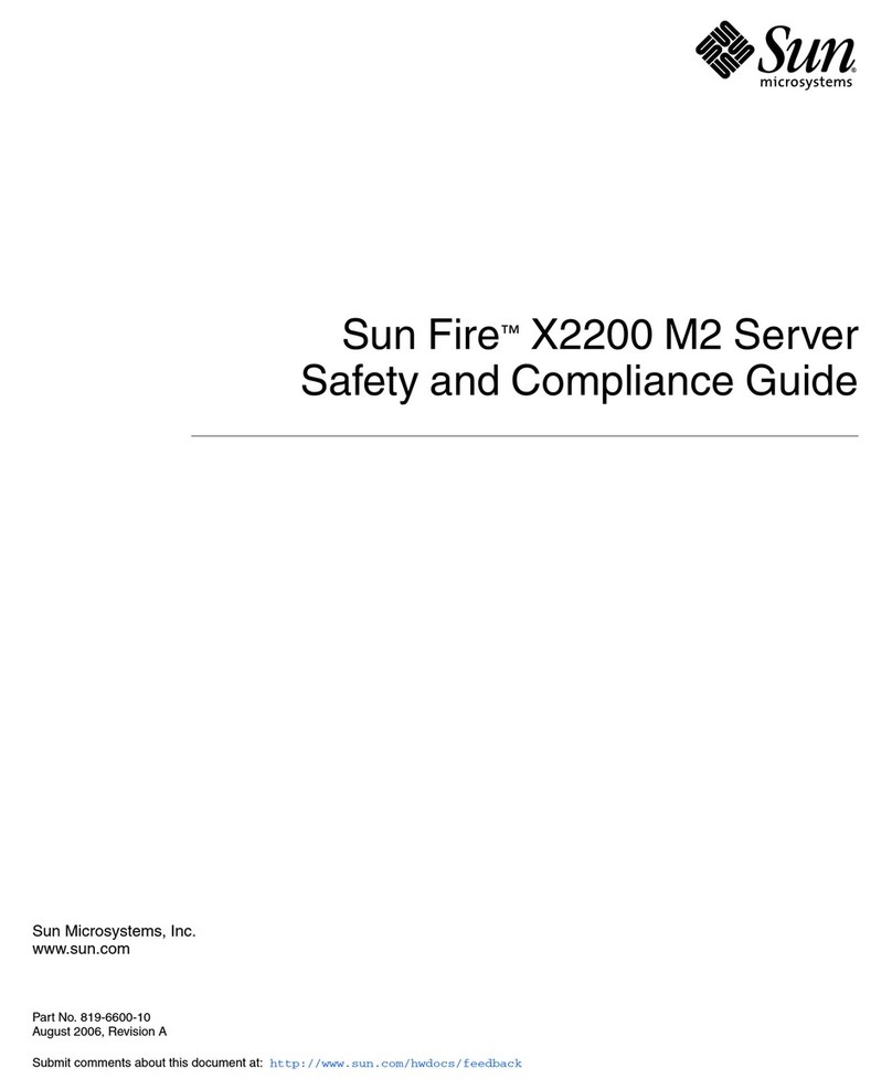 Sun Microsystems Sun Fire X2200 M2 Installation and operating manual