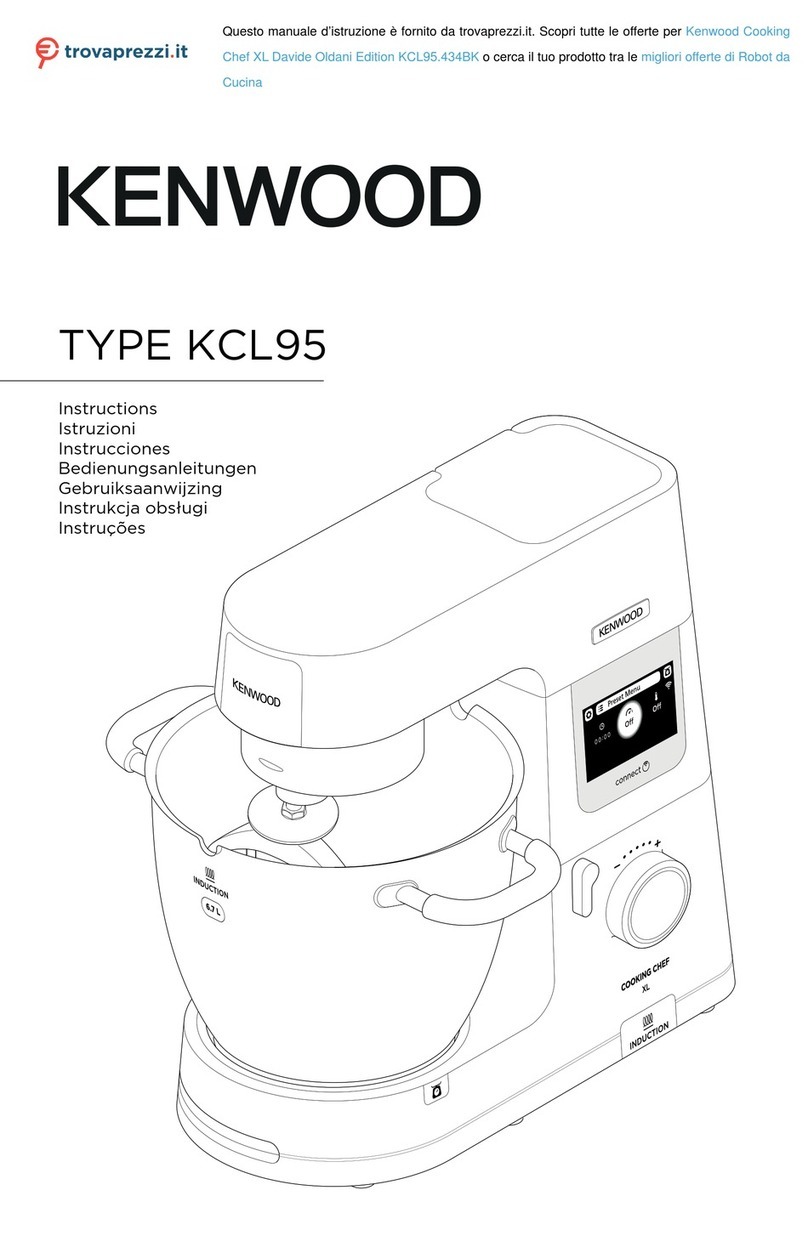 Kenwood Cooking Chef XL Davide Oldani Edition... instructions
