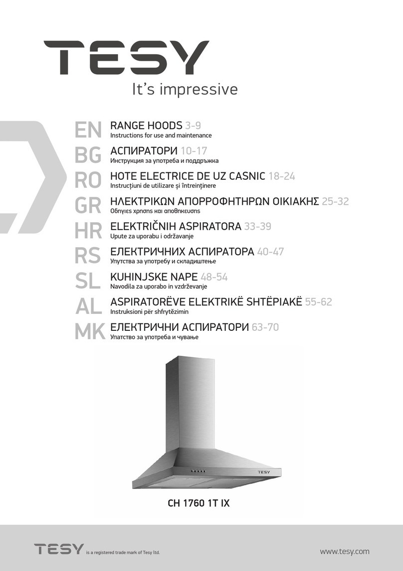 TESY CH 1760 1T IX Instructions for use and maintanence TESY CH 1760 1T IX Instructions for use and maintanence