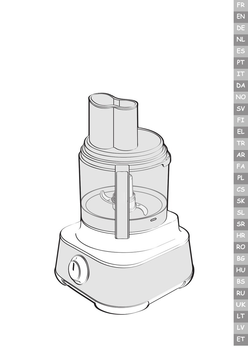 Moulinex MASTERCHEF FP659G manual