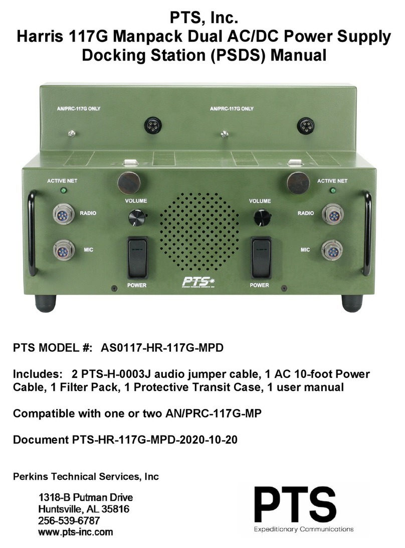 Pts AS0117-HR-117G-MPD User manual