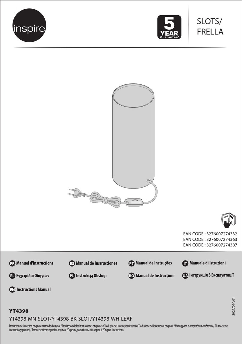 Inspire YT4398 Series instruction manual